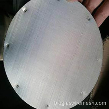Spot welded multilayer filter disc